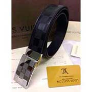 LV男士真皮腰帶男士皮帶真品休