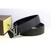 LV男士真皮皮帶純真品牛皮腰帶商