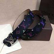 包郵真品LV皮帶 男士真皮 牛皮