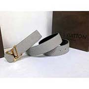專柜LV皮帶男士真品代買真皮頭層牛皮商務皮帶