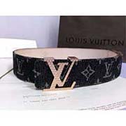 專柜真品lv皮帶男款真皮lv腰帶男士lv褲帶豪華禮品裝板扣L456