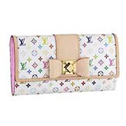 LV路易威登白色33彩新款錢(qián)包M6