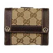 古琦錢夾162760 古琦真皮配邊兩用錢包