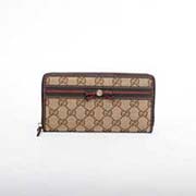 新款女士錢包257003 古奇拉鏈包長款錢包