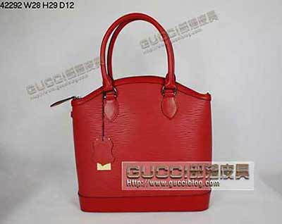 LV42292 精品時尚紅色水波紋單肩包 LV女包