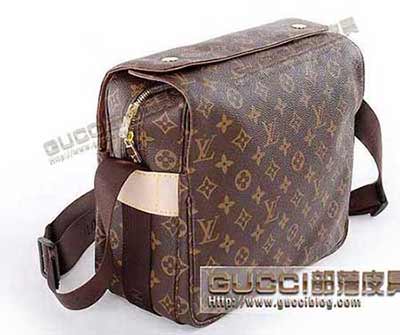 LVM45255佟大為非常愛 經典棋格紋大書包男士單肩斜挎包