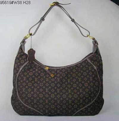 LV簡約俐落風格M95619 LV女包 牛仔包手提包