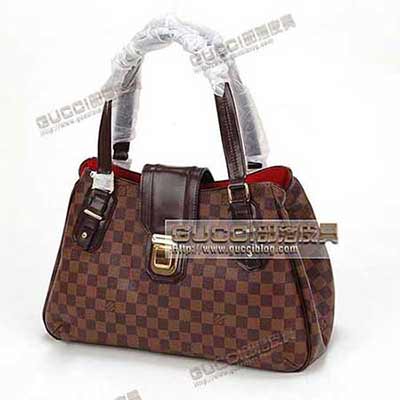 LV棋格lv明星至愛(ài)靚包N48108 LV包 棋盤(pán)包 手提包