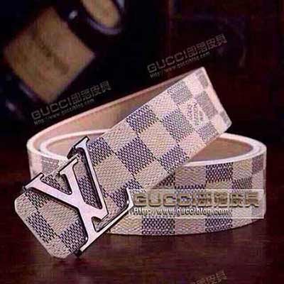 非香港專賣店真品代買lv皮帶男女士牛皮皮帶路易威登女款真皮皮帶L43020