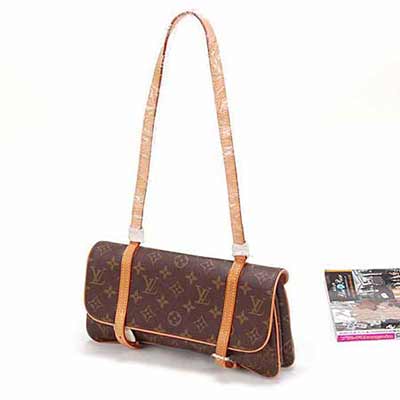 LV路易威登老花名媛雙扣單肩LV包M51157