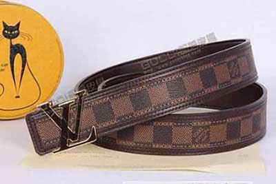 真品代買(mǎi)LV皮帶 路易威登男士真皮牛皮腰帶 L15163
