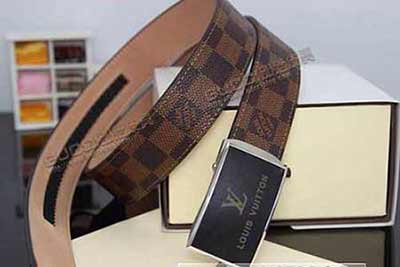 專賣店男士真皮腰帶 LV純牛皮潮腰帶 男皮帶 真品代買 L151640