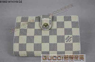 LV路易威登61663白格錢(qián)包