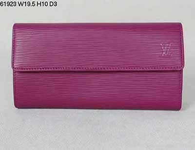 LV路易威登61923 桃紅女士長(zhǎng)款錢(qián)包