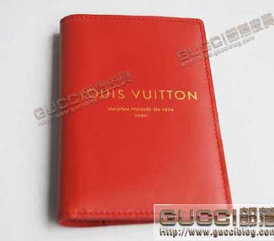 路易威登LV全皮錢包M60161紅色
