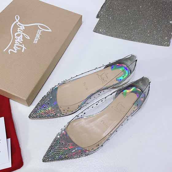 Christian Louboutia品牌女士潮流涼鞋 CL真皮時(shí)尚女鞋