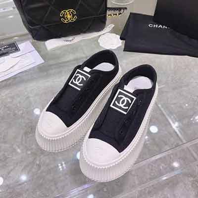 Chane早春新款中古休閑韓版女鞋厚底