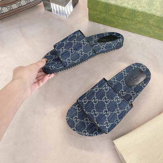 2022年古奇gucci新款拖鞋，限量單層底拖鞋 。