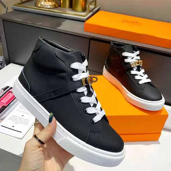 愛馬仕高幫鞋 經(jīng)典鍍金（銀色）Kel