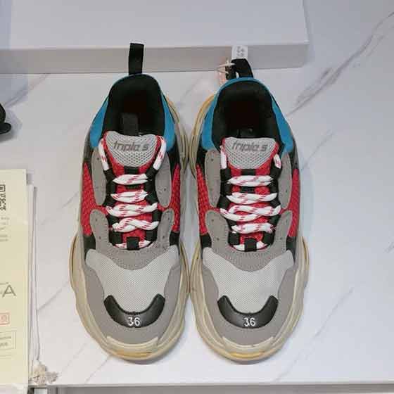 巴黎世家女鞋 運動鞋 全球火爆復古做舊工藝老爹鞋