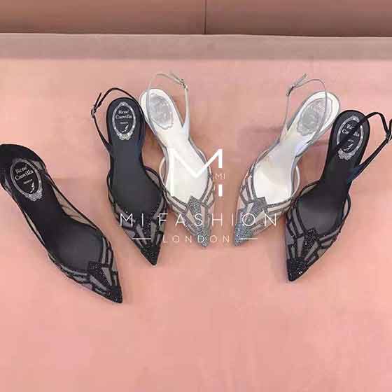 Rene Caovilla芮妮·喬薇拉涼鞋，女士RC高跟涼鞋