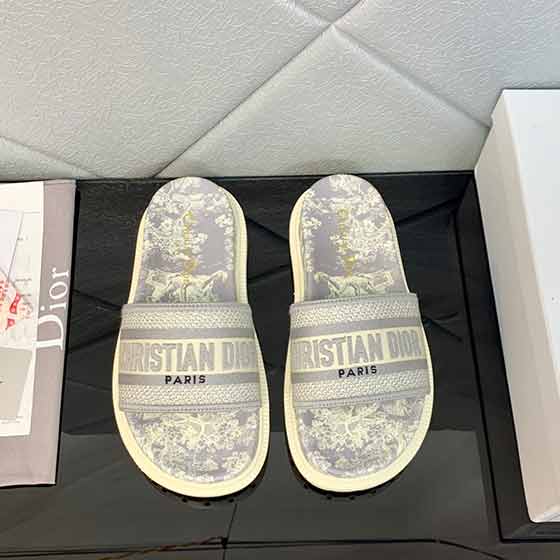 dior迪奧大品牌時(shí)尚拼色真皮露趾