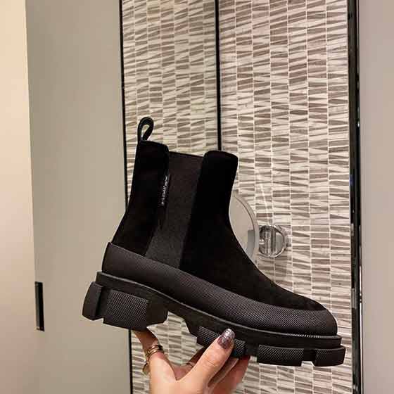 Both高幫鞋女鞋，舒適切爾西靴，新款