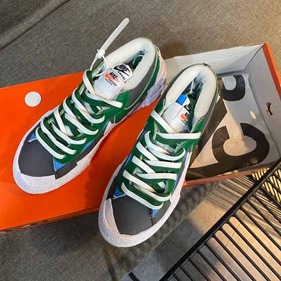 Sacai x Nk Blazer Low 耐克全新聯名開拓者低幫休閑板鞋