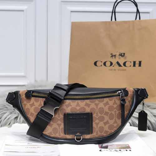 蔻馳男款包胸包40345，男士胸包經(jīng)典老花