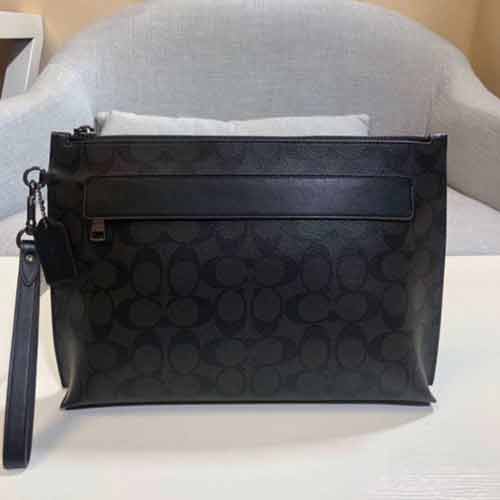 新男士PVC配皮手包F39763。輕薄實用