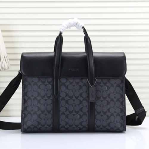 Coach 39775 經(jīng)典標志帆布METROPOLITAN公文包