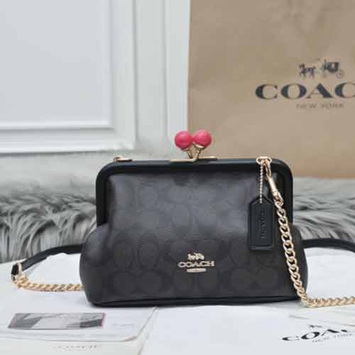 COACH蔻馳 C1452 棒棒糖 Kisslock吻鎖