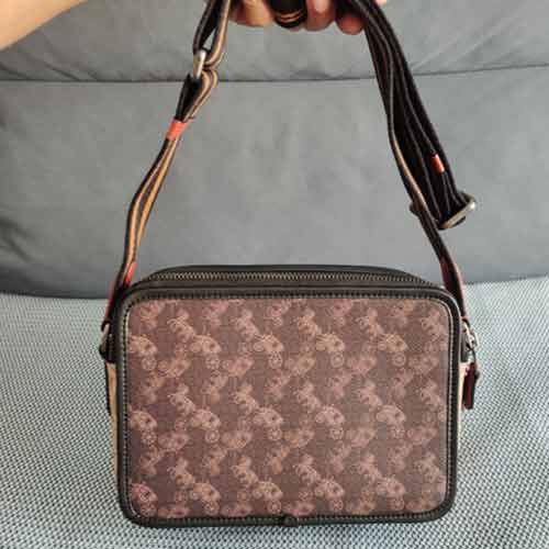 蔻馳男士GRAHAM商務單肩斜挎包相機包 C