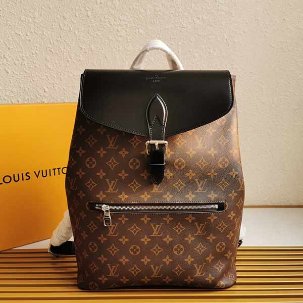 經典帆布lv老花雙肩包M40637