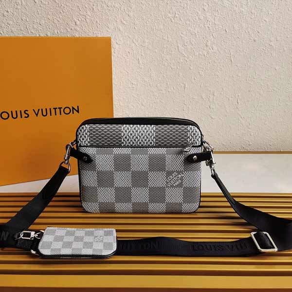 海外原單LV路易威登白格Trio 三合一郵差包M69443