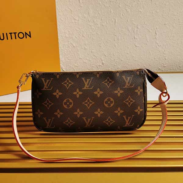 LV麻將包M40712老花 /啡格 永遠的經(jīng)典款小巧輕便手