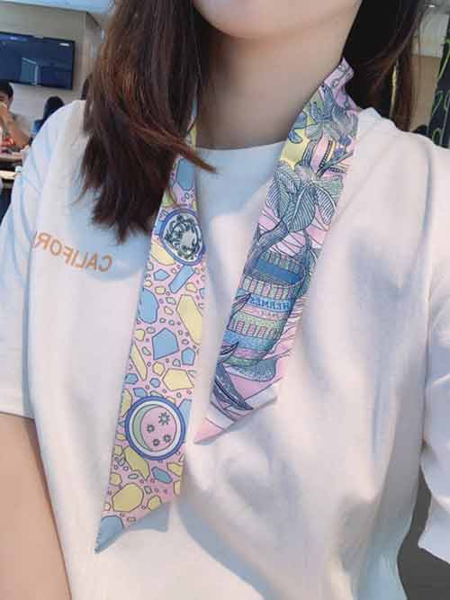 愛馬仕新款Twilly真絲印花絲帶，精致送禮佳品，煥新時尚魅力！