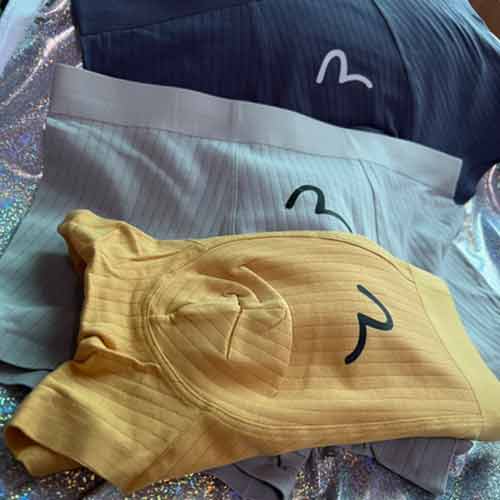 芬迪大品牌男平角褲 舒適雅致經典F系列內褲 日韓風簡約四角褲衩