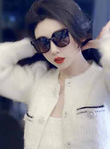 Dior太陽(yáng)眼鏡 高等感潮女士防紫外線夏季偏光墨鏡