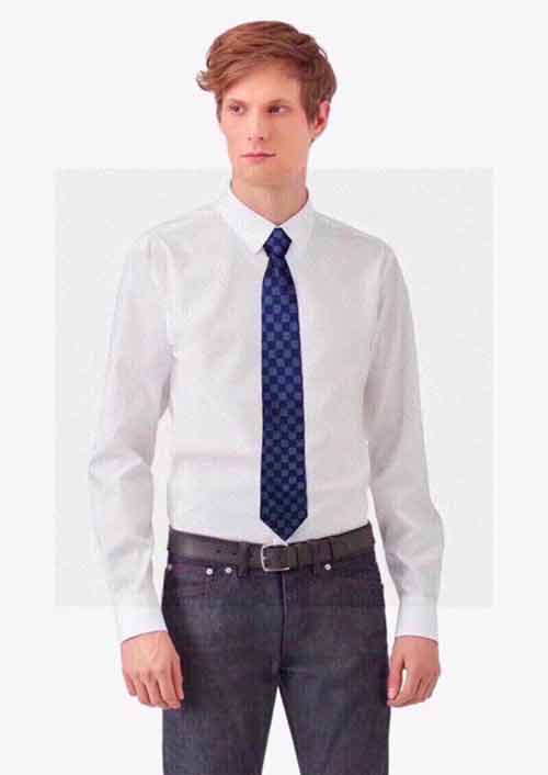 路易威登LV專柜男士領帶系列棋盤格提花領帶