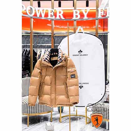 巴寶莉男裝品牌高等防風聚酯纖維