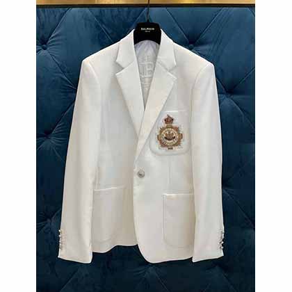 巴爾man早春新款手工刺繡皇冠麥