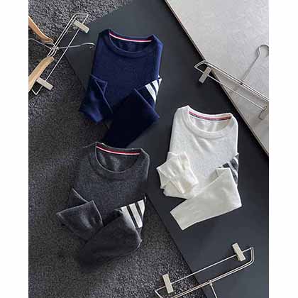 TB大品牌的傳統(tǒng)給時尚秋冬新品羊絨毛衣