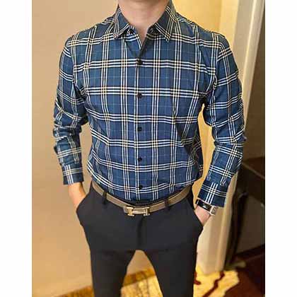 巴寶莉專柜新款精選意大利定制襯衣