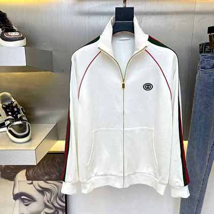 高等復刻系列！寺庫名品網Gucci古奇針織拉鏈衛衣