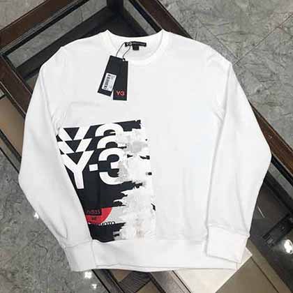 Y3專柜新款大標(biāo)膠印圓領(lǐng)衛(wèi)衣，Yamamt擅長的前衛(wèi)和時(shí)尚！