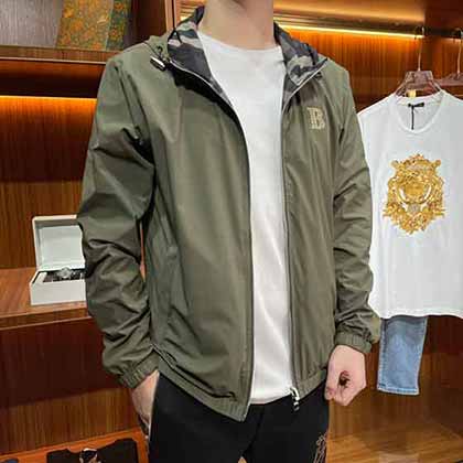 Burbrry早秋新款男士休閑夾克外套，