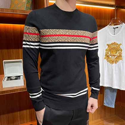 巴寶莉男士長袖羊毛衫，澳洲進(jìn)口美麗諾羊毛，時(shí)尚純色設(shè)計(jì)，提升品味與質(zhì)感！