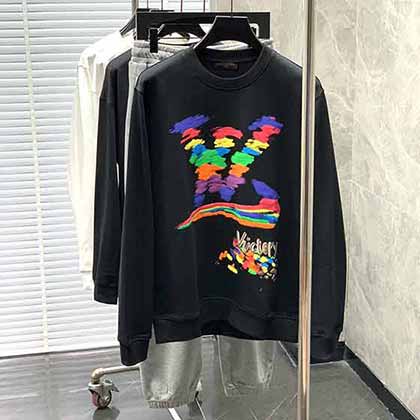 路易威登原單狠貨休閑時尚圓領衛衣