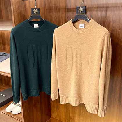 秋季TB針織長袖T恤男寬松百搭圓領衛衣男士春秋季打底衫